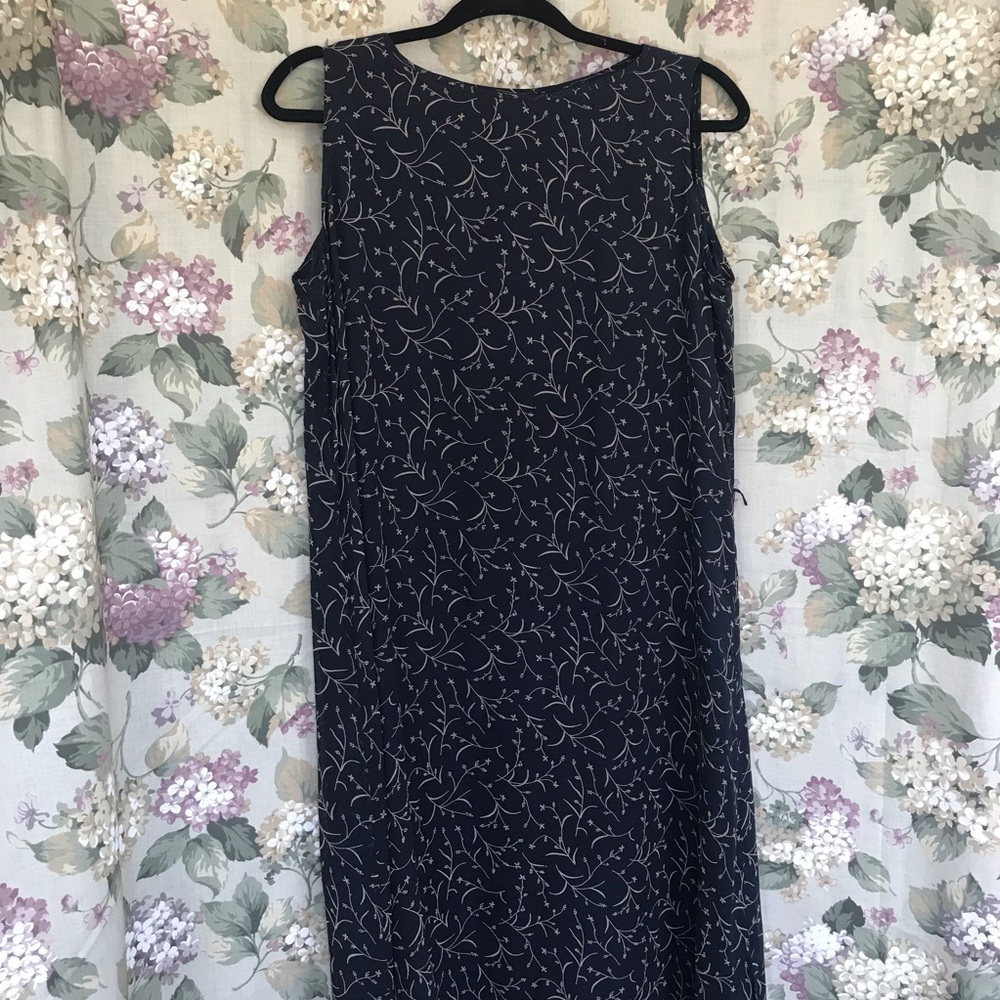 Vintage Silk Maxi Dress